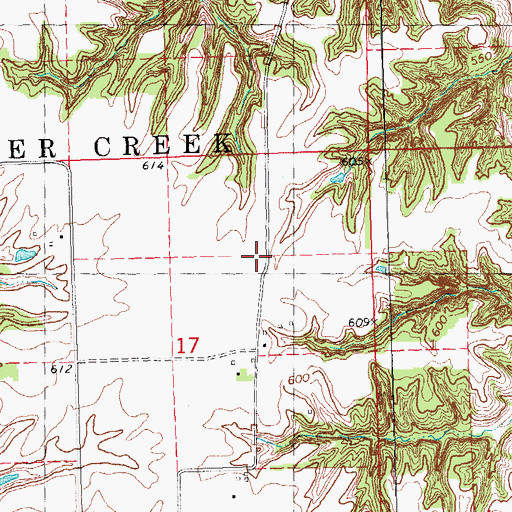 Topographic Map of Morgan School (historical), IL