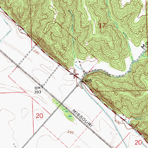 Topographic Map of Morrison Hollow, IL