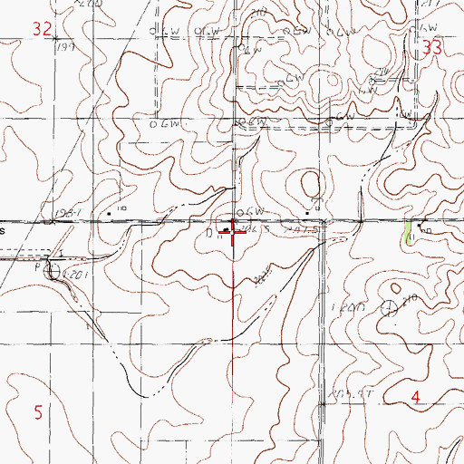 Topographic Map of Morrison School (historical), IL