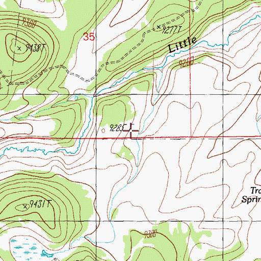 Topographic Map of Fir Pit Tank, AZ