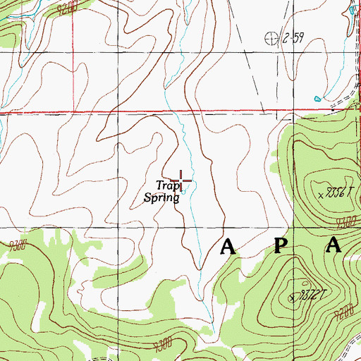 Topographic Map of Road Tank, AZ