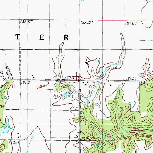Topographic Map of Morton Chapel (historical), IL