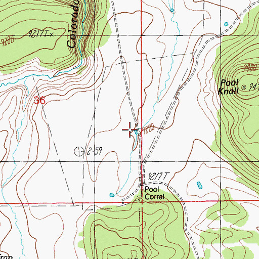 Topographic Map of Ant Tank, AZ