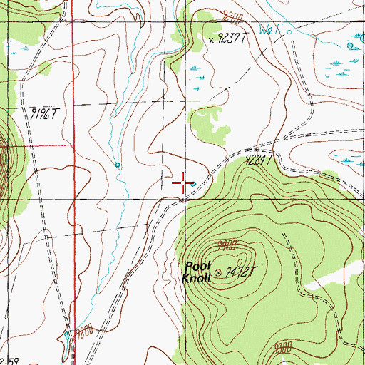 Topographic Map of Road Tank, AZ