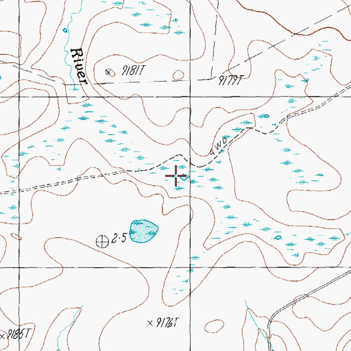Topographic Map of Draw Tank, AZ