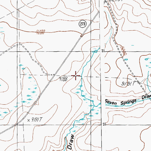 Topographic Map of Dot Tank, AZ