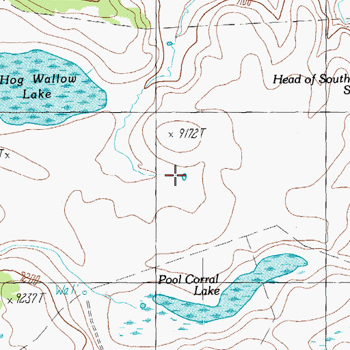 Topographic Map of Lake Tank, AZ