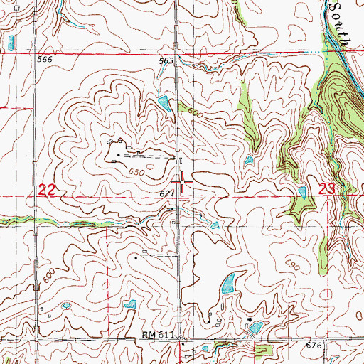 Topographic Map of Mount Hebron School (historical), IL