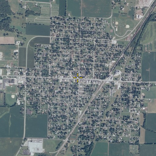 Aerial/Satellite Image of Mount Olive, IL