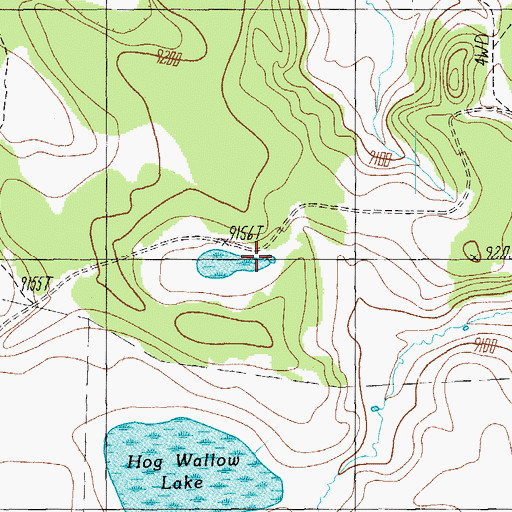Topographic Map of Drumstick Tank, AZ