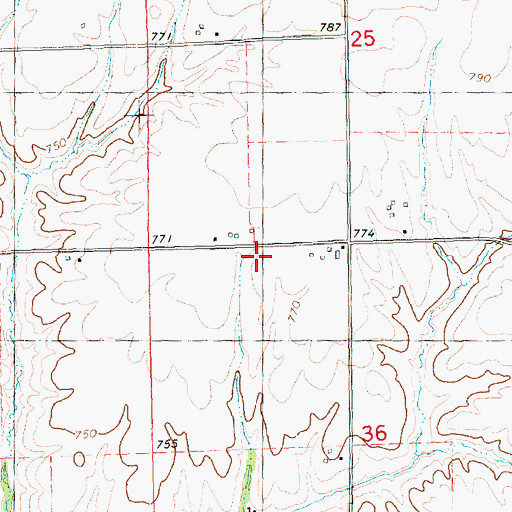 Topographic Map of Mount Vernon School (historical), IL