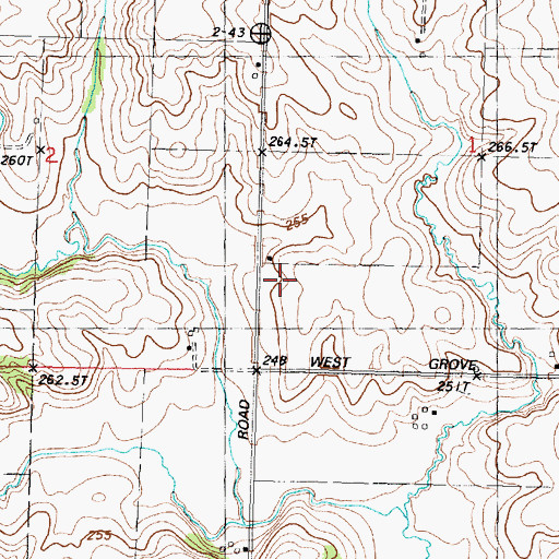 Topographic Map of Mount Vernon School (historical), IL