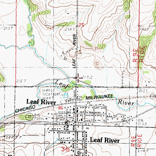 Topographic Map of Mud Creek, IL