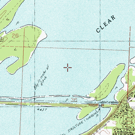 Topographic Map of Mud Lake, IL
