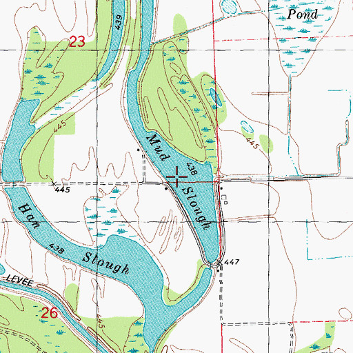Topographic Map of Mud Slough, IL