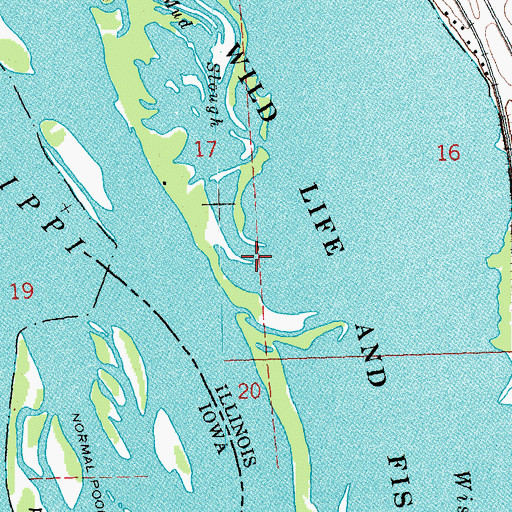 Topographic Map of Mud Slough, IL