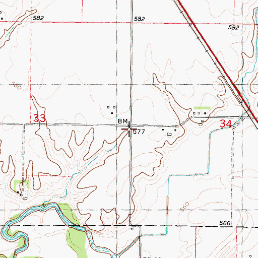 Topographic Map of Musick School (historical), IL
