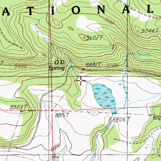 Topographic Map of Udall Pit Number Two Tank, AZ