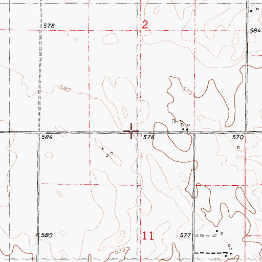 Topographic Map of Neibuhr School (historical), IL