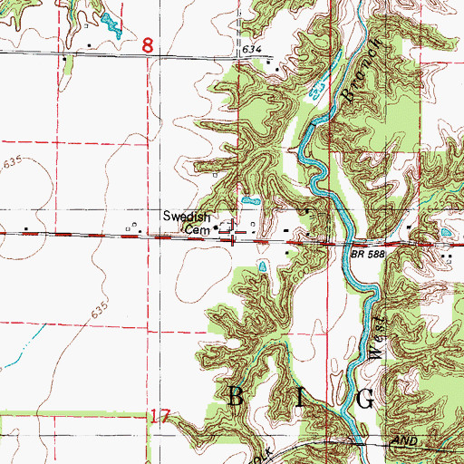 Topographic Map of Neoga Church (historical), IL