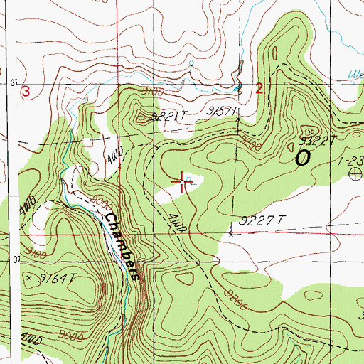 Topographic Map of Udall Hole Tank, AZ