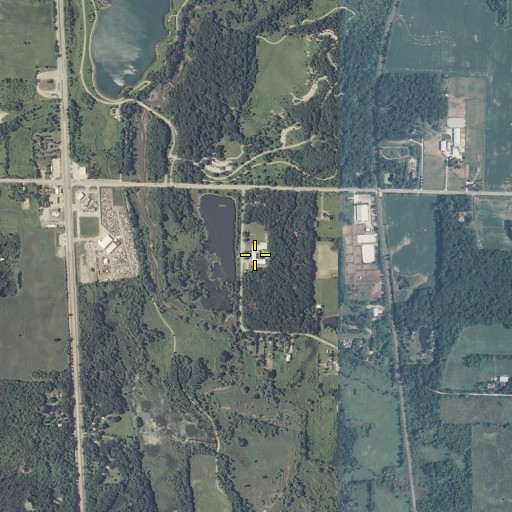 Aerial/Satellite Image of Newport Elementary School, IL