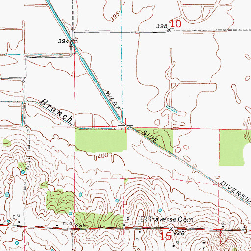 Topographic Map of Newton Branch, IL