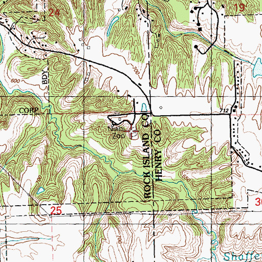 Topographic Map of Niabi Zoo, IL