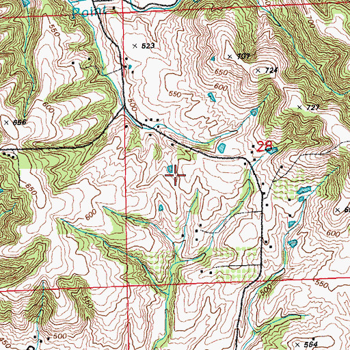 Topographic Map of Nichols School (historical), IL