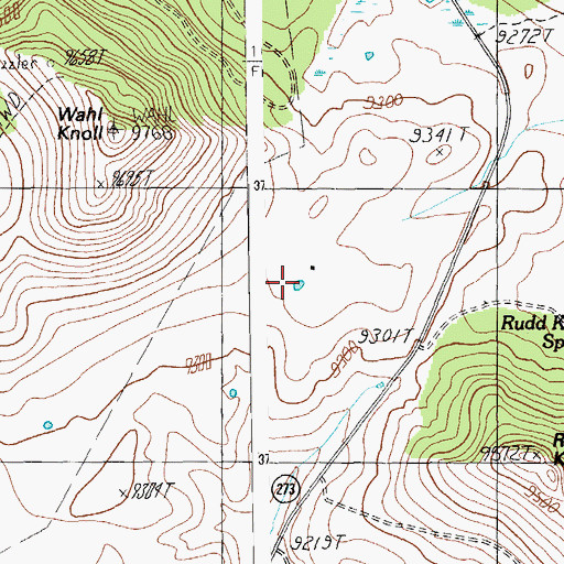 Topographic Map of Flat Tank, AZ