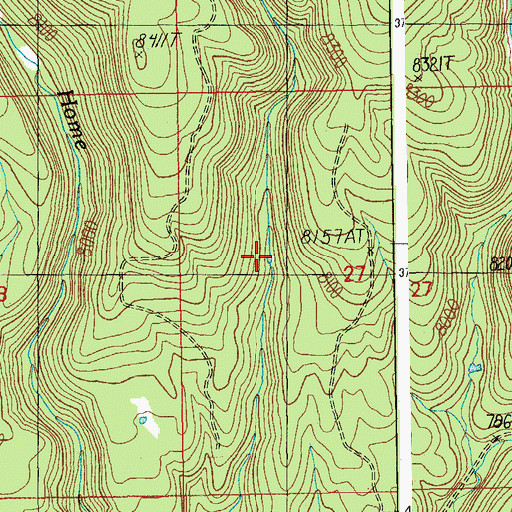 Topographic Map of South Tank, AZ