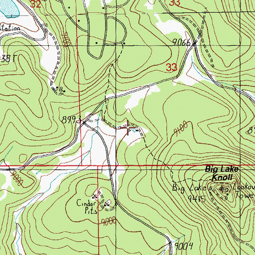 Topographic Map of Homestead Spring, AZ