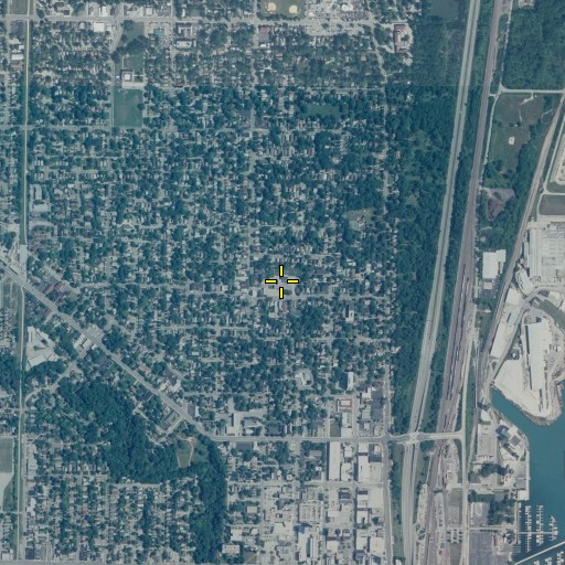 Aerial/Satellite Image of North Elementary School, IL