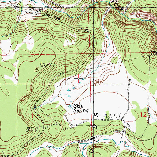 Topographic Map of House Tank, AZ