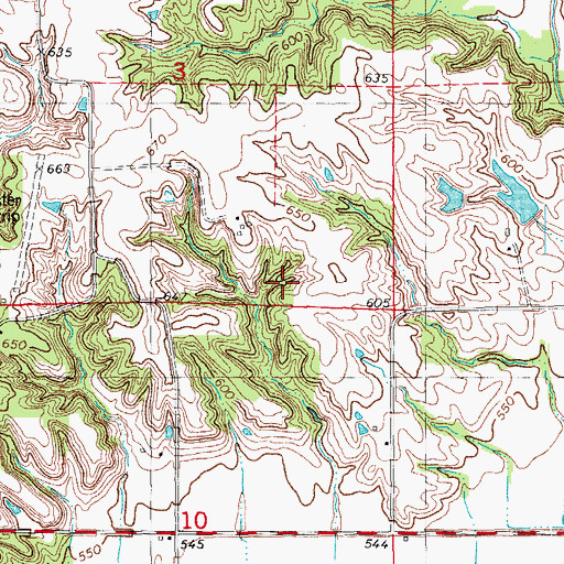 Topographic Map of Oak Forest School (historical), IL