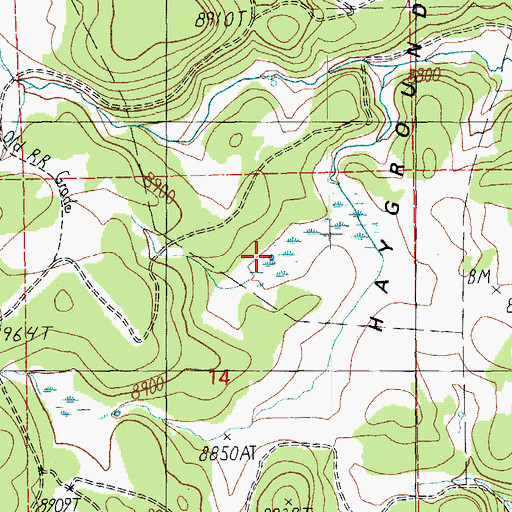 Topographic Map of Merv Tank, AZ