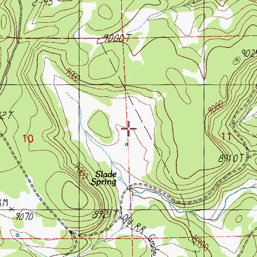 Topographic Map of Yes Tank, AZ
