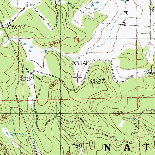 Topographic Map of Slide Draw Tank, AZ