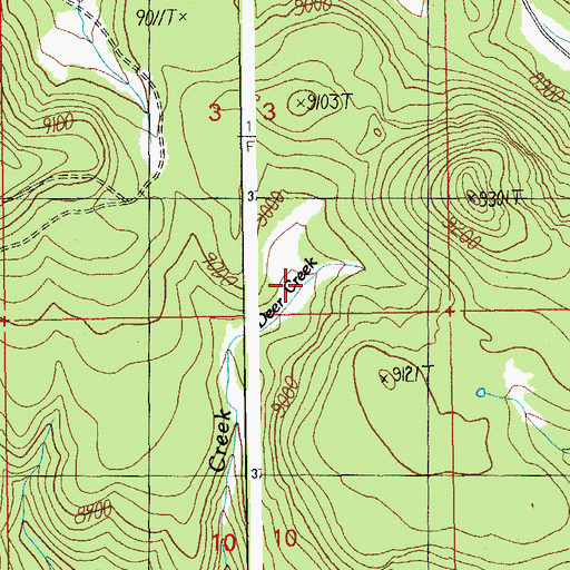 Topographic Map of Railroad Tank, AZ