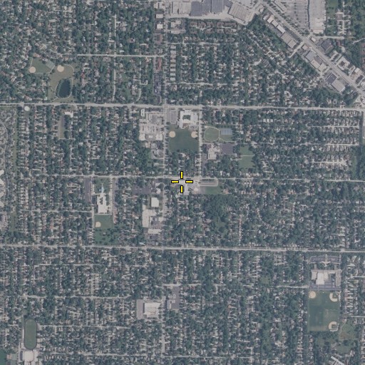 Aerial/Satellite Image of Olive Elementary School, IL