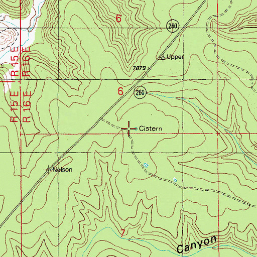 Topographic Map of North Fork Trick Tank, AZ