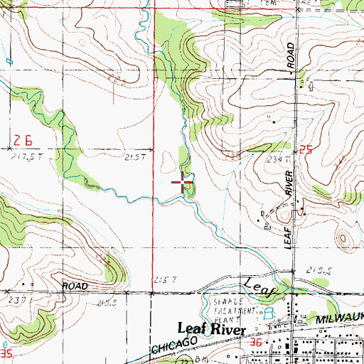 Topographic Map of Otter Creek, IL