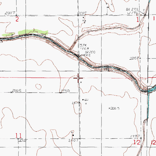 Topographic Map of Ottmuller School (historical), IL