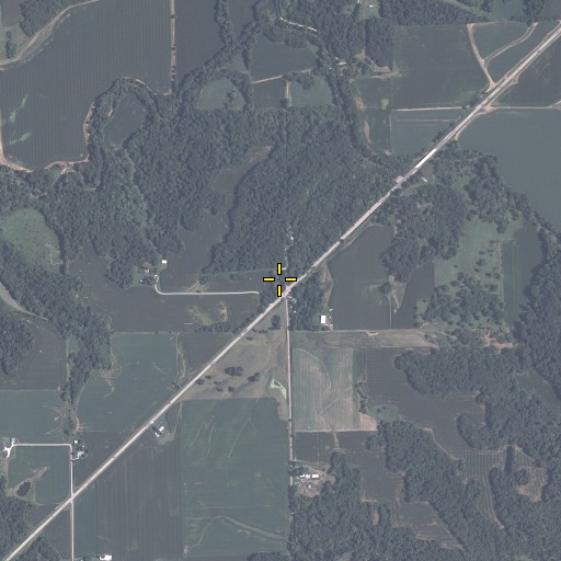 Aerial/Satellite Image of Otto School (historical), IL