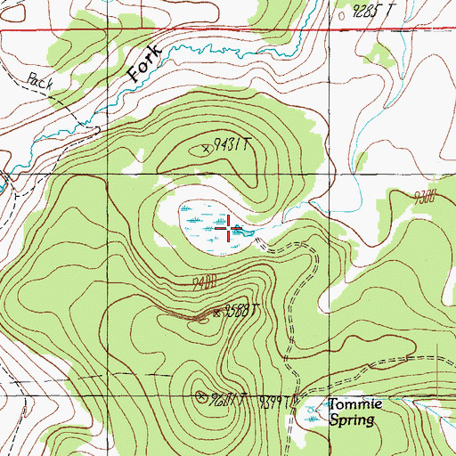 Topographic Map of Turkey Tank, AZ