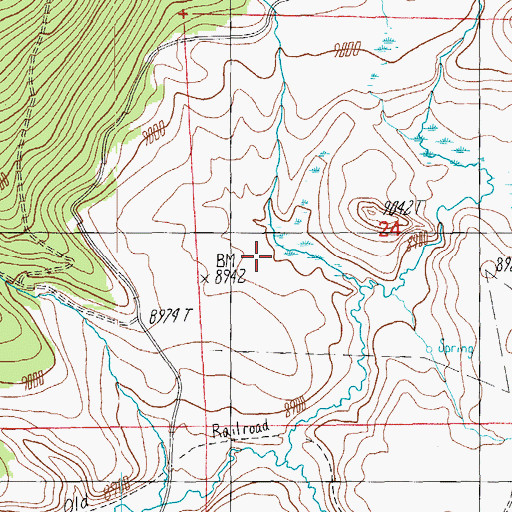 Topographic Map of Egg Tank, AZ