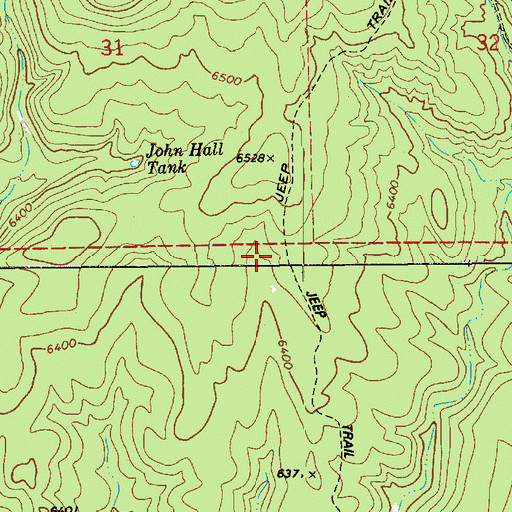 Topographic Map of White Mountains, AZ