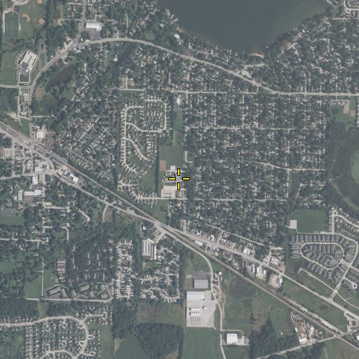 Aerial/Satellite Image of W J Murphy Elementary School, IL