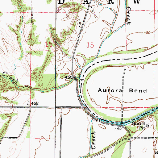 Topographic Map of Partridge Creek, IL