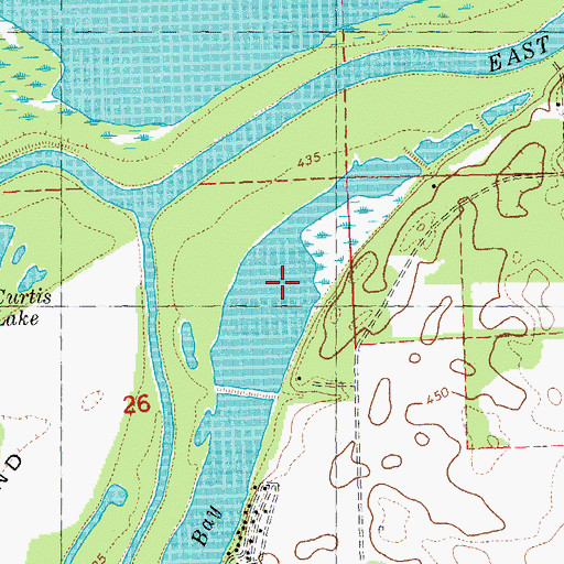 Topographic Map of Patterson Bay, IL